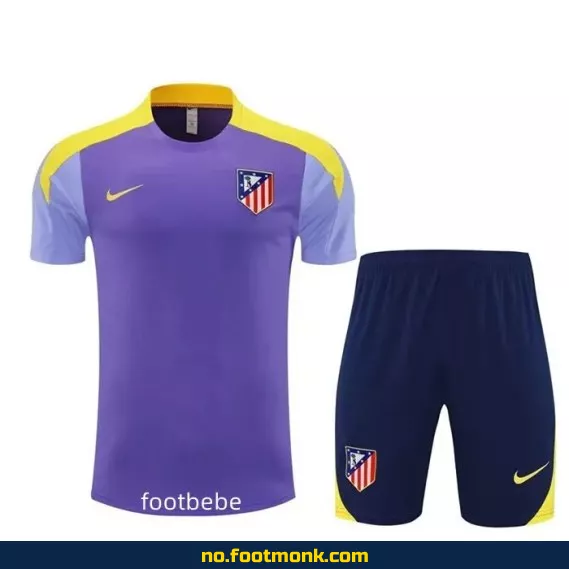 Atletico Madrid 2025/2026 Fotballdrakt i Lilla – Offisiell Klubbdrakt for Barn og Voksne | Kjøp Nå