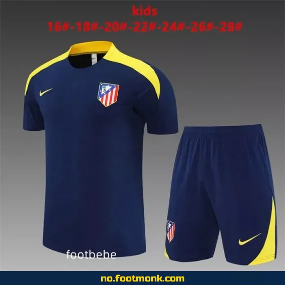 Atletico Madrid Fotballdrakt Barn 2025-2026 – Offisiell Klubbdrakt i Blå | Kjøp Billige Fotballtrøyer for Barn på Nett