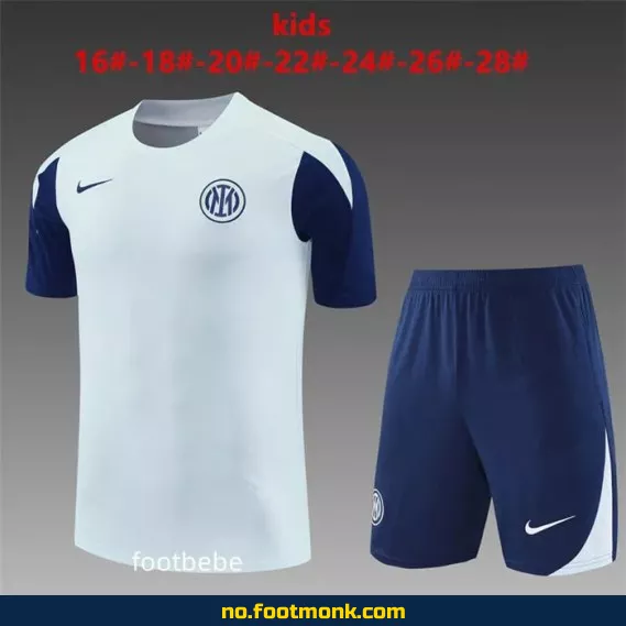 Inter Milan Barnedrakt 2025-2026 Hvit – Offisiell Fotballdrakt for Barn – Kjøp Nå
