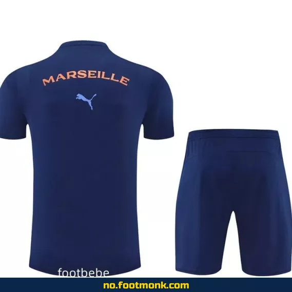 Fotballdrakt Marseille 2025-2026 Royal Blå – Offisiell Klubbdrakt for Barn og Voksne