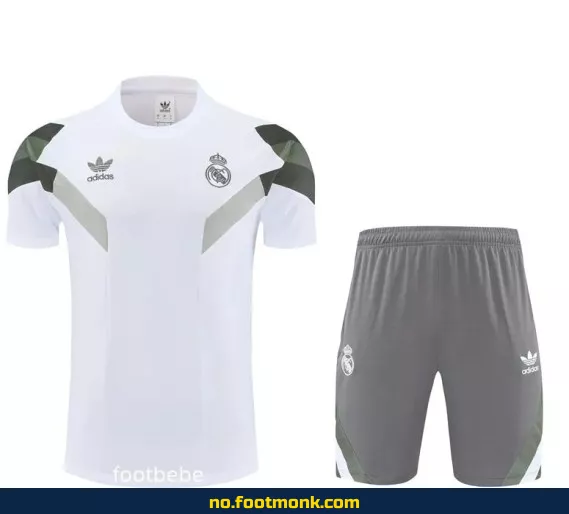 Real Madrid Retro Fotballdrakt 2025/2026 – Hvit – Offisiell Klubbdrakt | Kjøp Billige Fotballtrøyer Online – Barn & Voksen