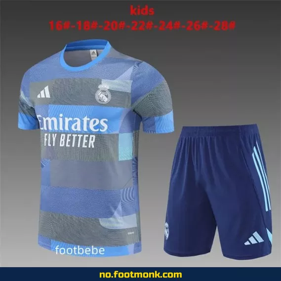Ekte Real Madrid Fotballdrakt for Barn 2025-2026 – Camouflage Design | Offisiell Klubbdrakt | Fotballtrøye med Navn | Kjøp Billig på Nett
