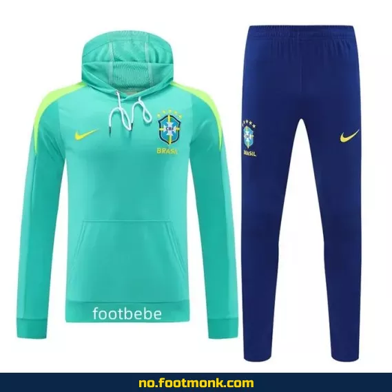 Fotballdrakt med hette – Brasil 2024/2025 Lagdrakt i lyseblå – Offisiell drakt
