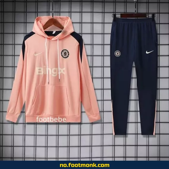 Fotballdrakt med hette – Chelsea 2025/2026 Rosa – Offisiell drakt, barn og voksen