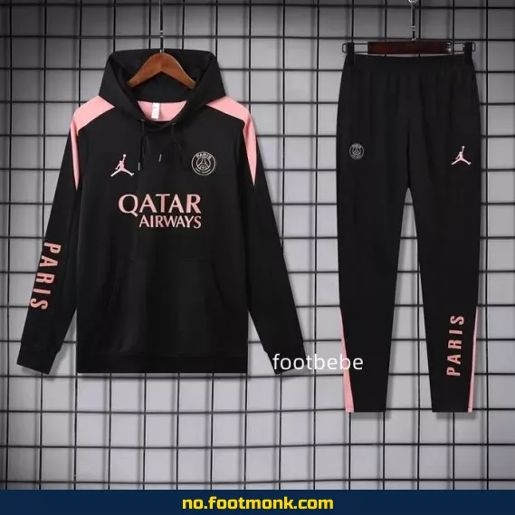 PSG Jordan 2024-2025 Svart Hettegenser – Offisiell Fotballdrakt | Fotballtrøye for Voksne og Barn | Kjøp Autentisk Fotballdrakt Online