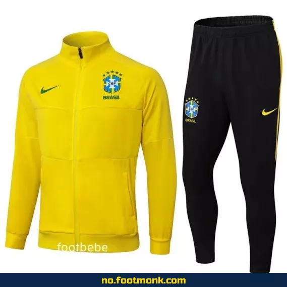 Brasil 2025/2026 Fotballdrakt Ensemble – Gul – Offisiell drakt, Fotballtrøye med Navn, Autentisk Replica