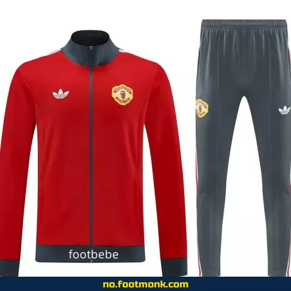 Manchester United retro fotballdrakt 2024/2025 (rød) – Offisiell drakt for voksne og barn | Kjøp billige fotballtrøyer på nett