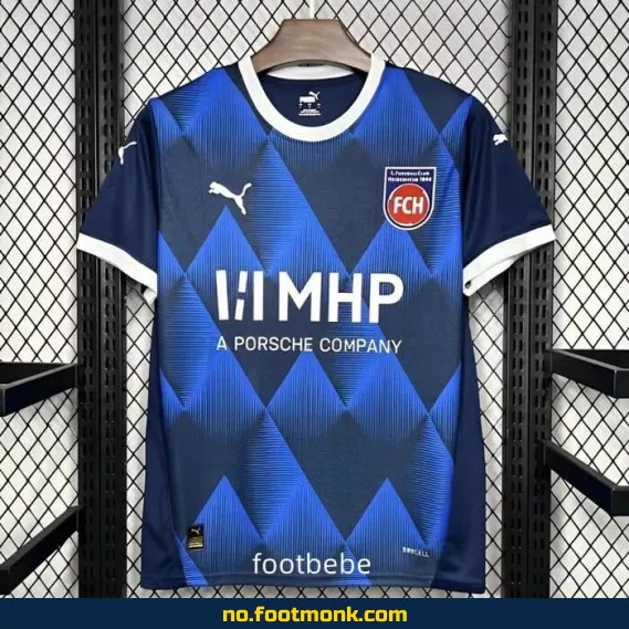 FC Heidenheim 2024/2025 bortedrakt – Offisiell fotballdrakt, fotballtrøye med navn, fotballdrakter for voksne og barn