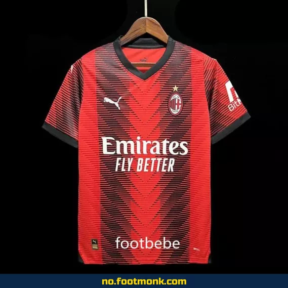 AC Milan hjemmedrakt 2023/2024 rød – Offisiell fotballdrakt | Kjøp billige fotballtrøyer på nett