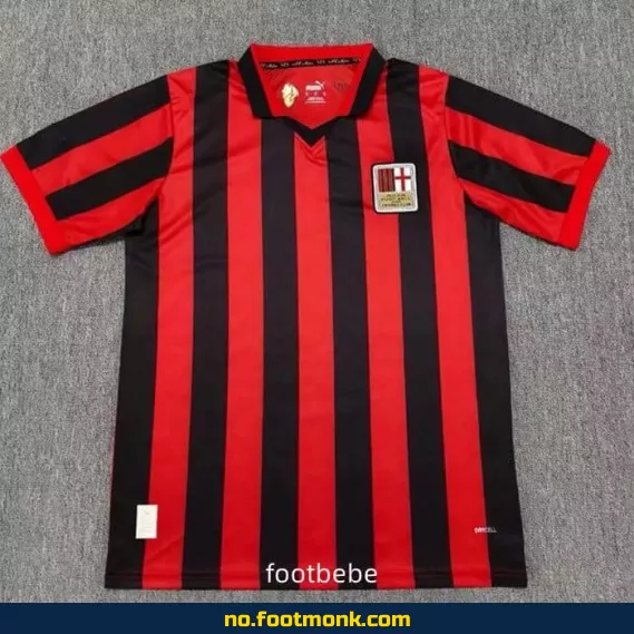 AC Milan 2024 125 års Retro Fotballdrakt – Offisiell Klubbdrakt for Voksne og Barn – Kjøp Nå