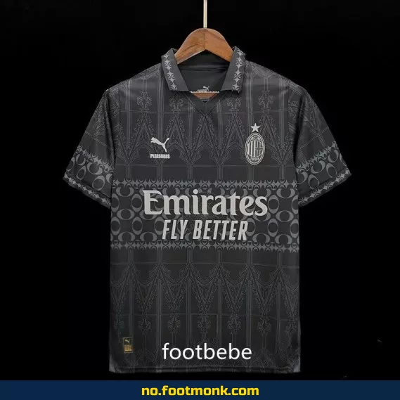AC Milan Dame Fotballdrakt 2023-2024 Fjerde Drift Noir – Offisiell Klubbtrøye | Fotballdrakter med Navn, Autentisk Design