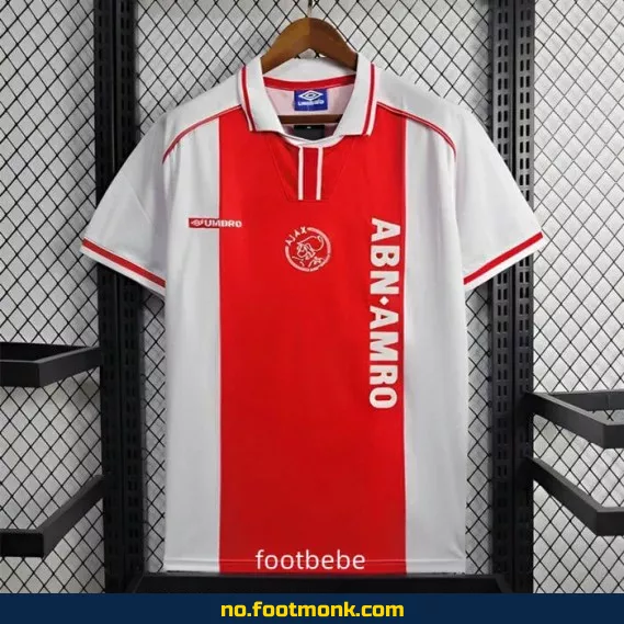 *Ajax Vintage Hjemmedrakt 1998/1999 – Offisiell Fotballdrakt med Navn*