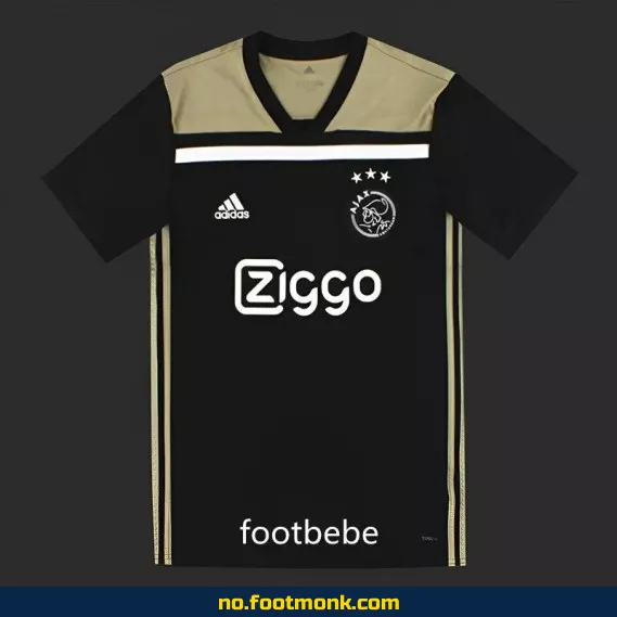 Ajax Vintage Fotballdrakt 2018/2019 (Borte) – Offisiell Fotballtrøye for Voksne og Barn