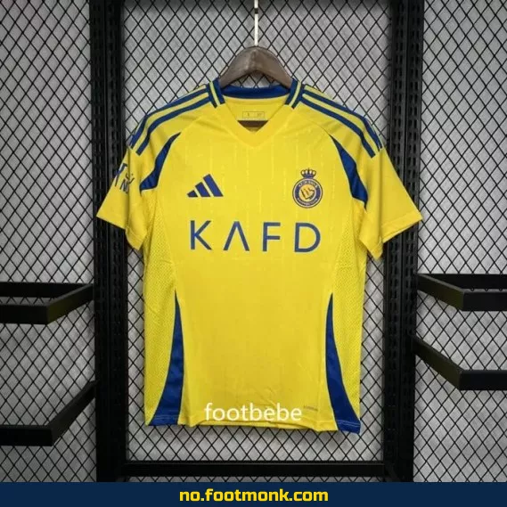 Al-Nassr hjemmedrakt 2024-2025 (gul) – Offisiell fotballdrakt for barn og voksne | Kjøp billige fotballdrakter online