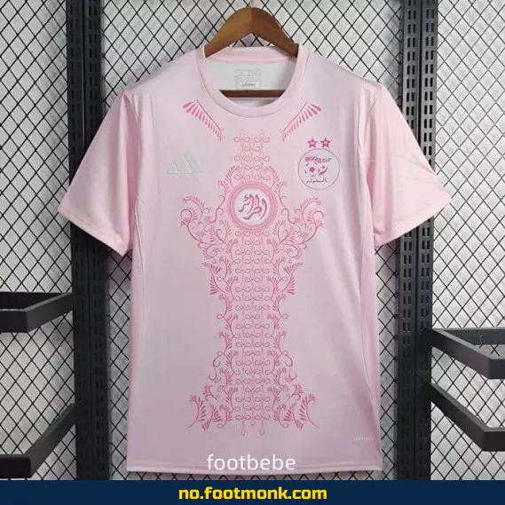 Algerie 2024-2025 spesialutgave rosa fotballdrakt – offisiell drakt med trykk