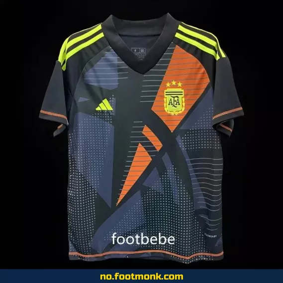 Argentinas målvaktsdrakt 2024 – Svart fotballdrakt for keeper (offisiell drakt)