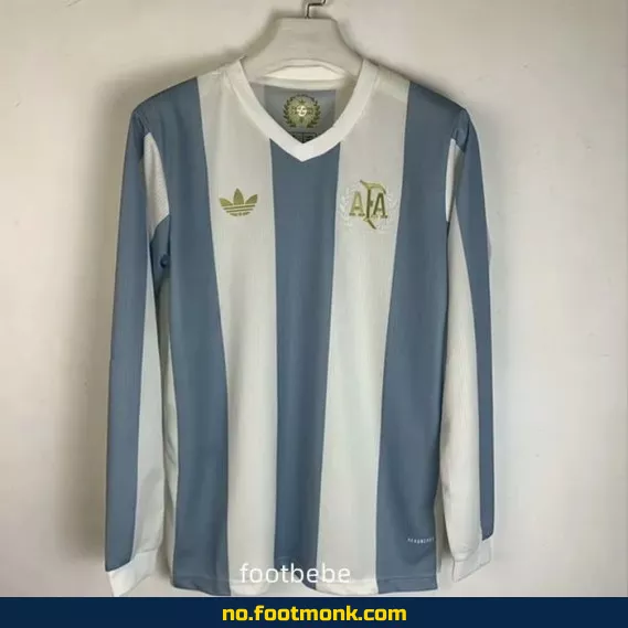 Argentinsk fotballdrakt 50 års jubileum 2024-2025 langermet – Offisiell drakt