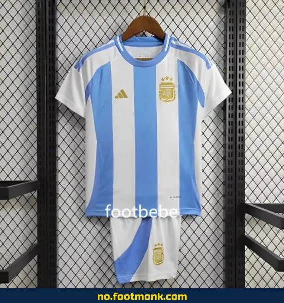 Argentina fotballdrakt for barn 3 stjerner 2024 hjemme – Offisiell drakt