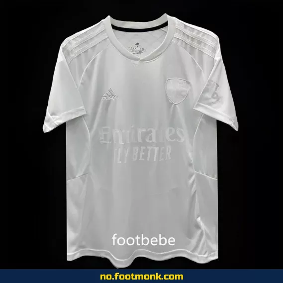 Arsenal 2023-2024 Hjemmedrakt No More Red – Hvit Fotballdrakt