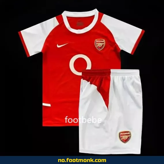 Vintage Arsenal hjemmedrakt for barn 2002-2004 – Kjøp offisiell fotballdrakt for barn