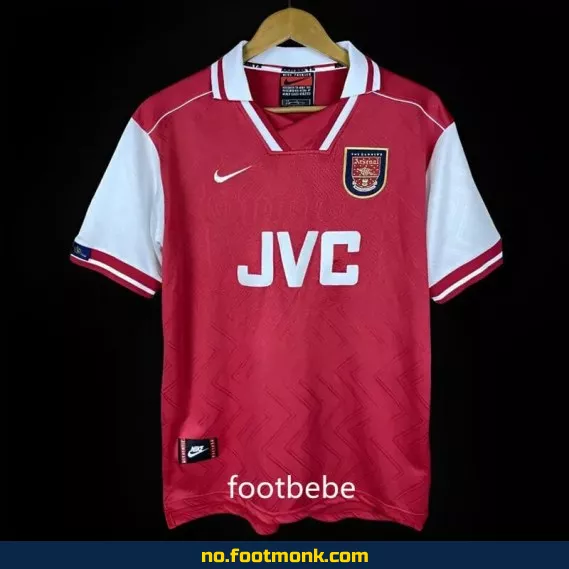 Arsenal Vintage Hjemmedrakt 1996-1997 – Autentisk Fotballdrakt for Voksne og Barn – Offisiell Klubbtrøye