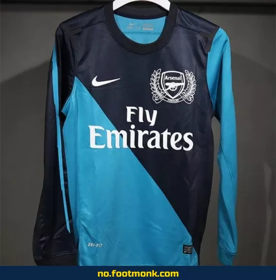 Arsenal Vintage Fotballdrakt 2011-2012 (Bortedrakt, Langermet) – Offisiell Fotballtrøye for Voksne og Barn