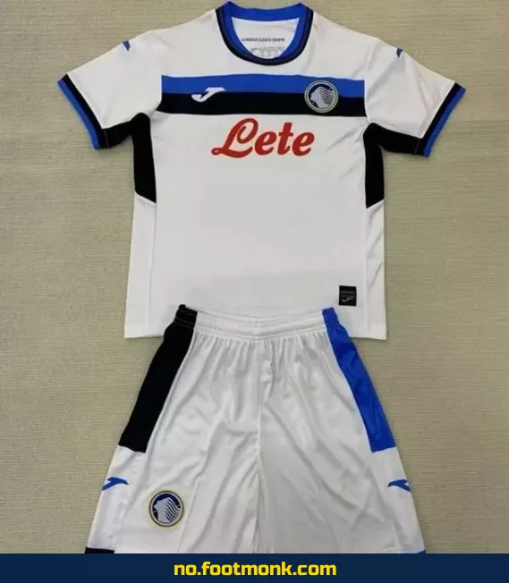 Atalanta bortedrakt barn 2024-2025 – Offisiell fotballdrakt for barn, fotballtrøye med trykk, fotballdrakt til salgs