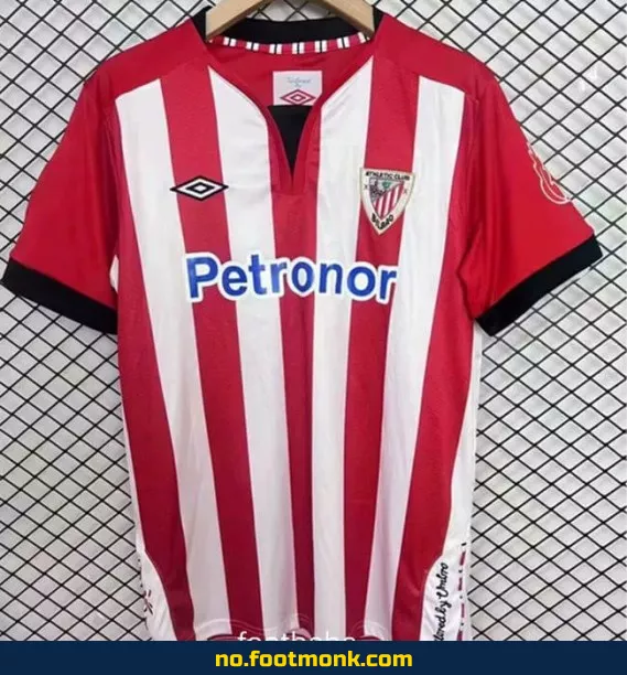 Authentisk Athletic Bilbao Vintage Fotballdrakt 2011-2012 Hjemme – Offisiell Fotballtrøye for Voksne og Barn
