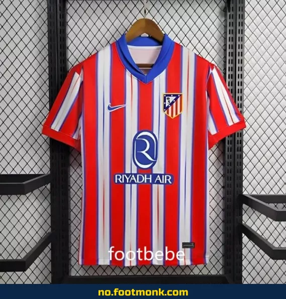 Atletico Madrid hjemmedrakt 2024-2025 – Kjøp offisiell fotballdrakt | Fotballtrøye for barn og voksne