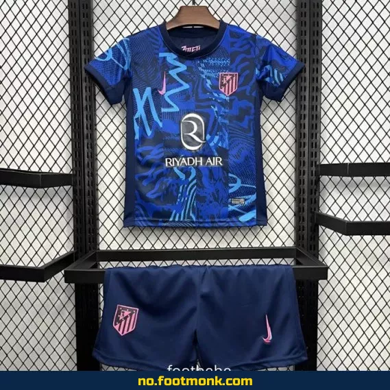 Atletico Madrid Barn 2024-2025 Bortedrakt – Offisiell Fotballdrakt for Barn – Kjøp Nå