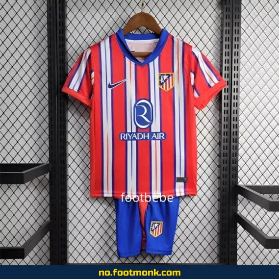 Atletico Madrid Hjemmedrakt 2024/2025 for Barn – Kjøp Offisiell Fotballdrakt Online