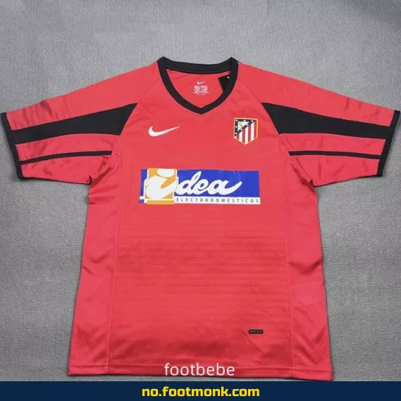 Atletico Madrid Vintage Fotballdrakt 2001-2002 (Bortedrakt) – Autentisk Retro Trøye – Kjøp Billige Fotballklær Online