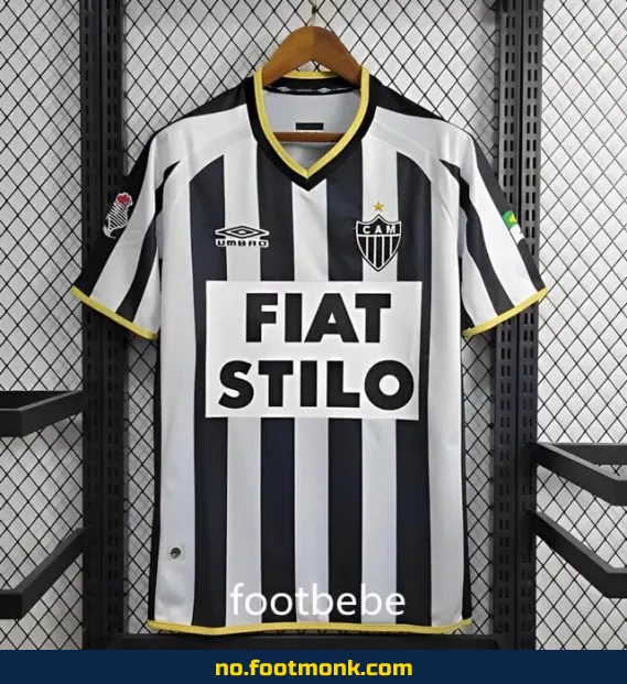 Atlético Mineiro Vintage Fotballdrakt 2002-2003 Hjemme – Autentisk Fotballtrøye for Voksne og Barn