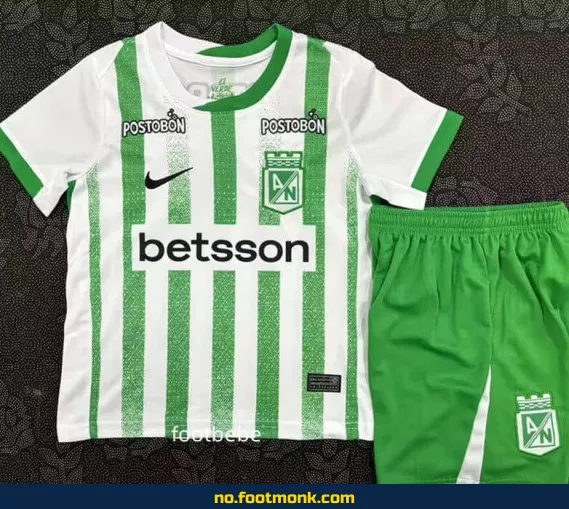 Atletico Nacional hjemmedrakt for barn 2025-2026 – Kjøp offisiell fotballdrakt for barn på nett