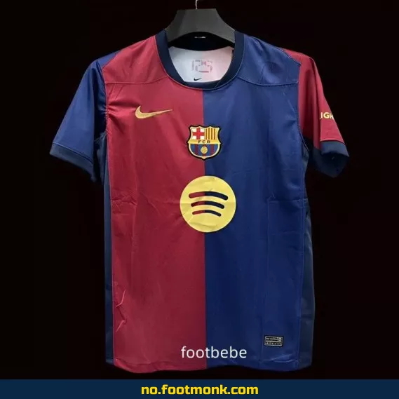FC Barcelona Hjemmedrakt 2024/2025 – Kjøp Offisiell Fotballdrakt med Navn | Nettbutikk for Fotballtrøyer