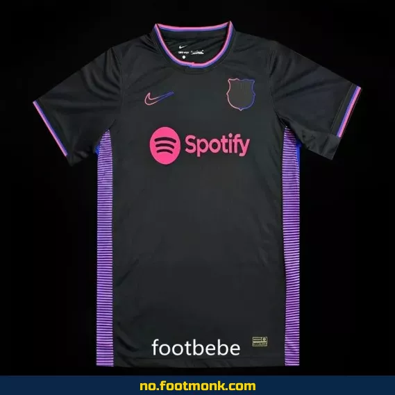 FC Barcelona treningsdrakt 2024/2025 svart – Fotballdrakt for voksne og barn – Offisiell drakt