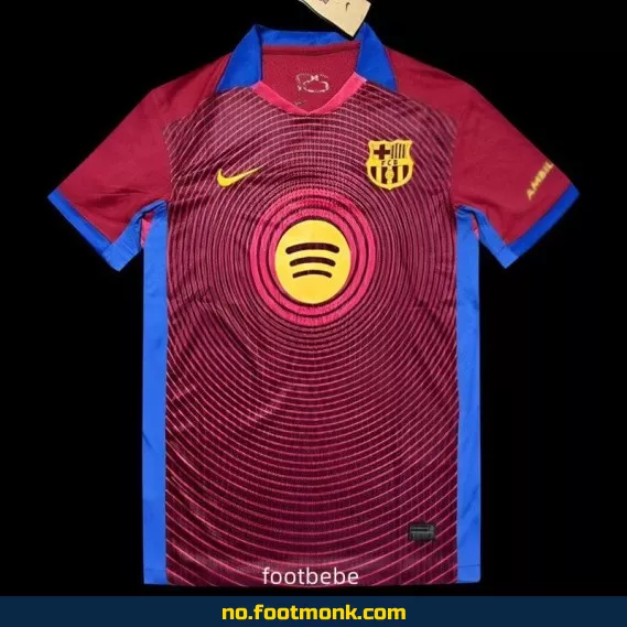 FC Barcelona Hjemmedrakt 2025/2026 – Bourgogne | Offisiell Fotballdrakt for Voksne og Barn | Kjøp Nå