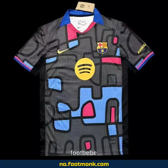 FC Barcelona Fotballdrakt 2025/2026 – Spesialdesign med Symboler – Offisiell Drakt for Barn og Voksne