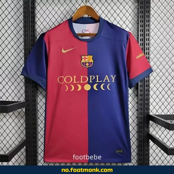 FC Barcelona Hjemmedrakt 2024/2025 – Coldplay Edition – Fotballdrakt for Voksne og Barn – Offisiell Klubbdrakt – Kjøp Nå