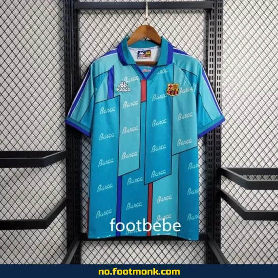 FC Barcelona Vintage Fotballdrakt 1995-1997 (Borte) – Autentisk Retro Trøye