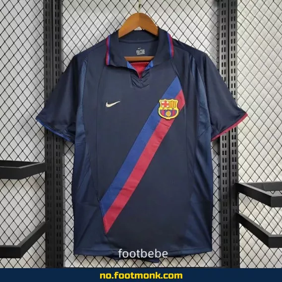 Vintage FC Barcelona Fotballdrakt 2002-2003 (Tredje Trøye) – Autentisk Fotballtrøye for Voksne og Barn