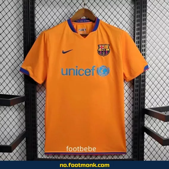 FC Barcelona Vintage Fotballdrakt 2006-2007 (Borte) – Autentisk Retro Trøye