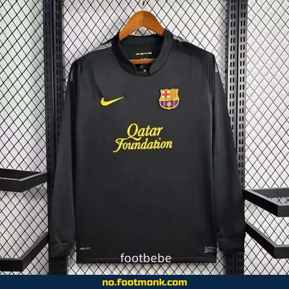 Barcelona Vintage Fotballdrakt 2011-2012 (Borte, Langermet) – Autentisk Fotballtrøye for Voksne/Barn – Kjøp Offisiell FCB-Drakt på Nett