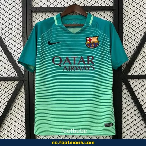 Barcelona Vintage Fotballdrakt 2016/2017 Tredje – Autentisk Fotballtrøye med Navn, Offisiell Klubbdrakt for Voksne og Barn