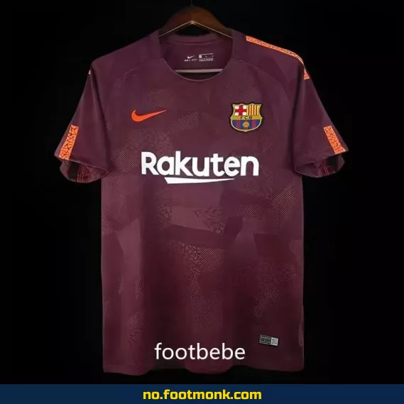 FC Barcelona Vintage Fotballdrakt 2017-2018 (Tredjedrakt) – Kjøp Offisiell Fotballtrøye med Navn | Authentisk Replica for Voksne og Barn