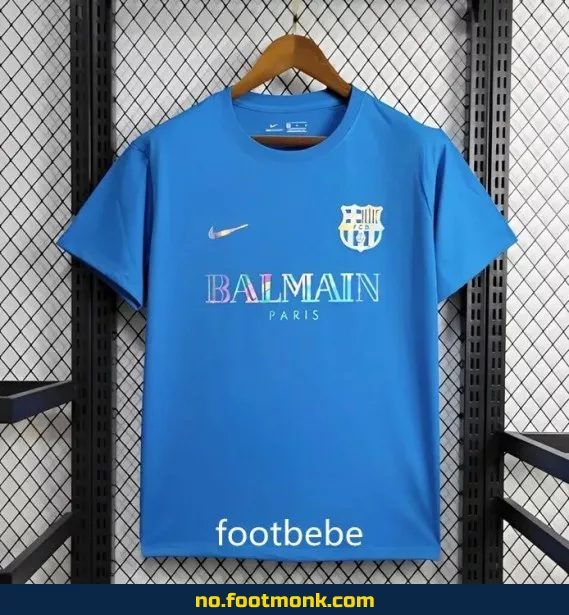 FC Barcelona x Balmain 2024/2025 fotballdrakt - Blå, offisiell drakt for voksne og barn
