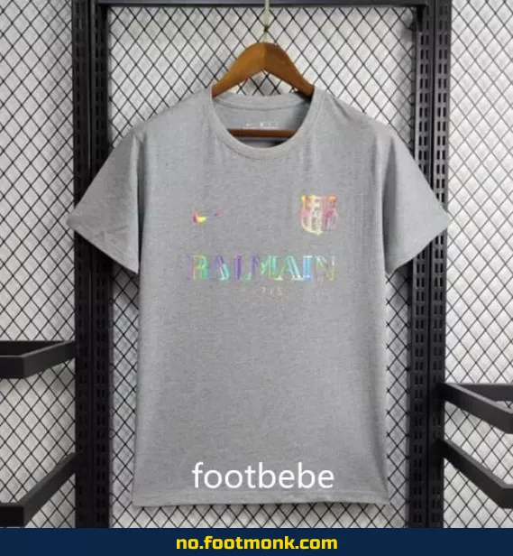 Barcelona x Balmain 2024-2025 fotballdrakt grå – Offisiell drakt til salgs | Fotballdrakter for voksne og barn