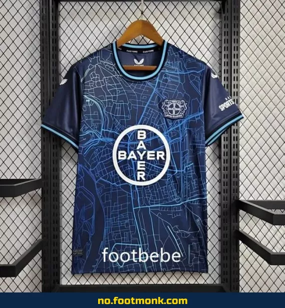 Bayer 04 Leverkusen 2024/2025 Fotballdrakt i Kull – Offisiell Klubbdrakt for Voksne og Barn | Kjøp Autentisk Fotballtrøye med Navn og Trykk