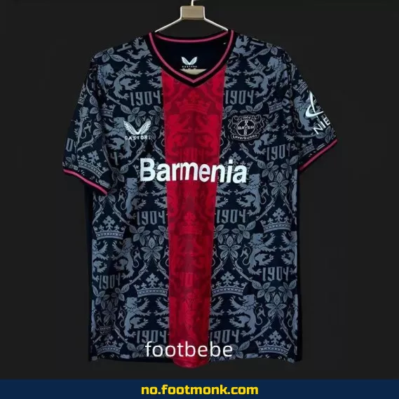Bayer 04 Leverkusen 2024/2025 svart spesialedition fotballdrakt – offisiell drakt for voksne og barn