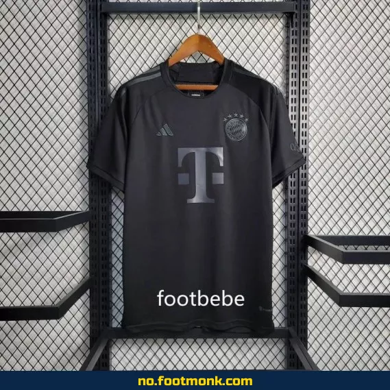 Bayern München 2023-2024 svart spesialutgave fotballdrakt – Offisiell drakt for voksne og barn